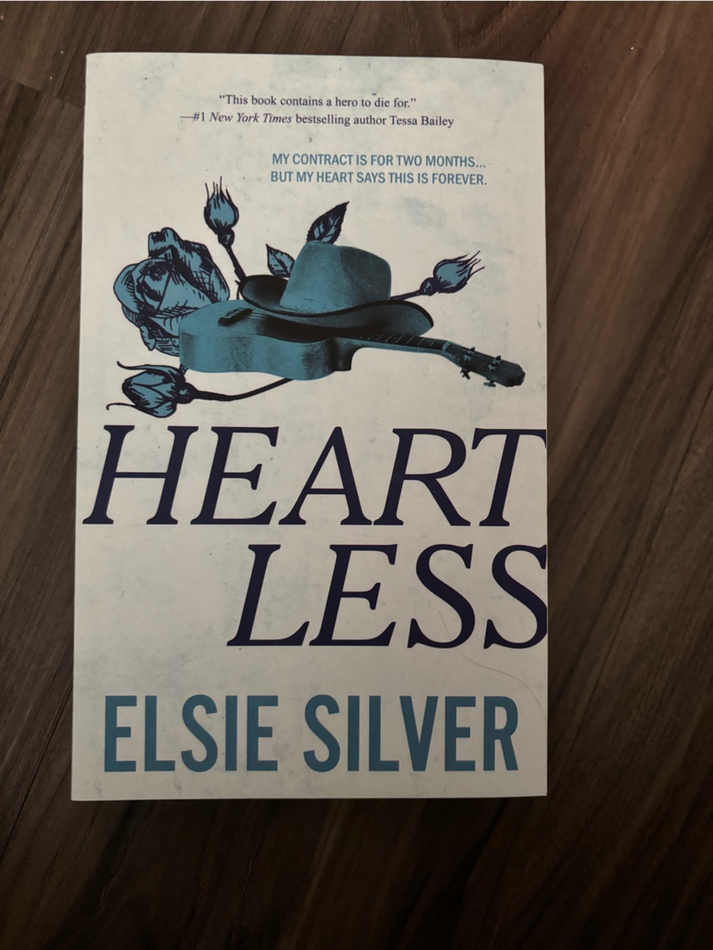 Heartless by - White & Teal Paperback Novel